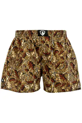 men's boxershorts with woven label EXCLUSIVE ALI - Men's boxer shorts Repre EXCLUSIVE ALI BEHIND THE LEAF - R3M-BOX-0633S - S