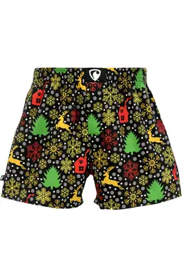 men's boxershorts with woven label EXCLUSIVE ALI - Men's boxer shorts Repre EXCLUSIVE ALI GENTLE DEER - R3M-BOX-0641S - S