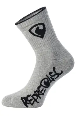 Ponožky dlouhé - Vysoké ponožky REPRE4SC LONG GREY - R3A-SOC-030337 - S