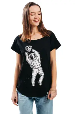 Dámská trička - Dámské tričko s krátkým rukávem REPRE4SC SPACE GAMES - R3W-TSS-1401XS - XS