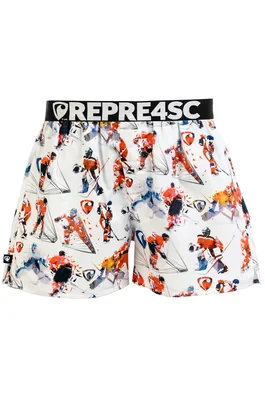 men's boxershorts with Elastic waistband EXCLUSIVE MIKE - Men's boxer shorts REPRE4SC EXCLUSIVE MIKE WE ARE THE CHAMPIONS - R4M-BOX-0710S - S