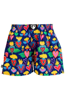 men's boxershorts with woven label EXCLUSIVE ALI - Men's boxer shorts REPRE4SC EXCLUSIVE ALI BURNING VALENTINE - R4M-BOX-0605S - S