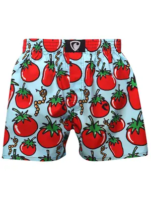 men's boxershorts with woven label EXCLUSIVE ALI - Men's boxer shorts RPSNT EXCLUSIVE ALI TOMATOES - R1M-BOX-0652S - S