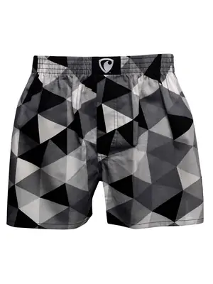 men's boxershorts with woven label EXCLUSIVE ALI - Men's boxer shorts REPRE4SC EXCLUSIVE ALI CRYSTALS - R1M-BOX-0664S - S