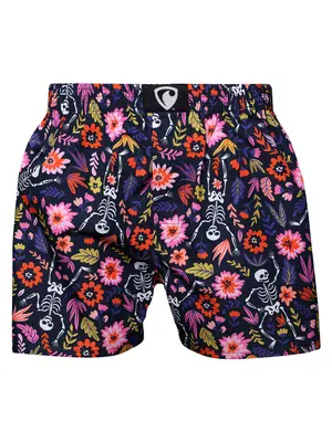 men's boxershorts with woven label EXCLUSIVE ALI - Men's boxer shorts REPRE4SC EXCLUSIVE ALI ESQUELETOS - R1M-BOX-0697S - S