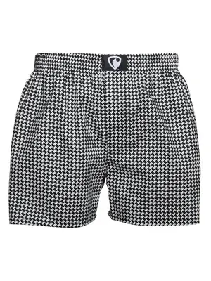 men's boxershorts with woven label EXCLUSIVE ALI - Men's boxer shorts REPRE4SC EXCLUSIVE ALI SPACE INVADERS - R6M-BOX-0606S - S