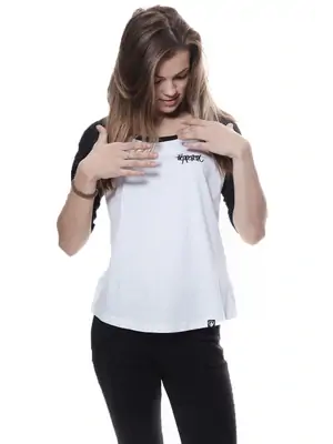 T-SHIRTS FÜR DAMEN - Langarm T-shirt für Frauen REPRESENT NAME TAG - R9W-TLS-1702XS - XS