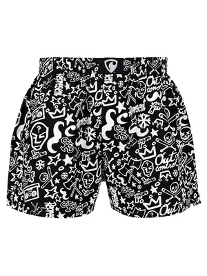 men's boxershorts with woven label EXCLUSIVE ALI - Men's boxer shorts RPSNT EXCLUSIVE ALI OUT OF CONTROL - R2M-BOX-0614S - S