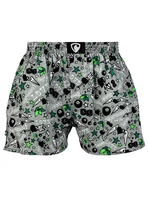 men's boxershorts with woven label EXCLUSIVE ALI - Men's boxer shorts RPSNT EXCLUSIVE ALI WITH LOVE - R2M-BOX-0624S - S