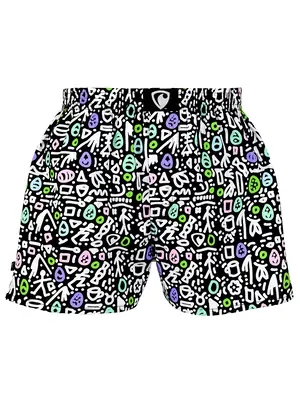 men's boxershorts with woven label EXCLUSIVE ALI - Men's boxer shorts RPSNT EXCLUSIVE ALI EASTER PANIC - R2M-BOX-0612S - S