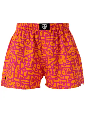 men's boxershorts with woven label EXCLUSIVE ALI - Men's boxer shorts RPSNT EXCLUSIVE ALI ELECTRO MAP - R2M-BOX-0631S - S