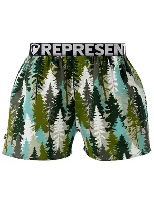 men's boxershorts with Elastic waistband EXCLUSIVE MIKE - Men's boxer shorts RPSNT EXCLUSIVE MIKE FOREST CAMO - R2M-BOX-0747S - S