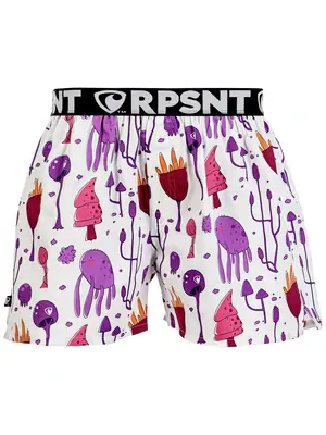 men's boxershorts with Elastic waistband EXCLUSIVE MIKE - Men's boxer shorts Repre EXCLUSIVE MIKE VIOLET CREATURES - R3M-BOX-0719S - S