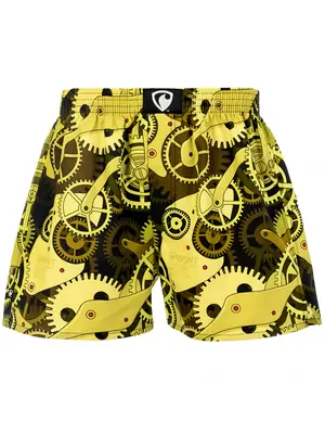 men's boxershorts with woven label EXCLUSIVE ALI - Men's boxer shorts Repre EXCLUSIVE ALI TIME MACHINE - R3M-BOX-0607S - S