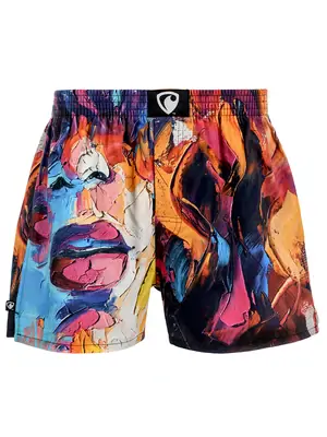 men's boxershorts with woven label EXCLUSIVE ALI - Men's boxer shorts Repre EXCLUSIVE ALI CURLY PROMISE - R3M-BOX-0615S - S