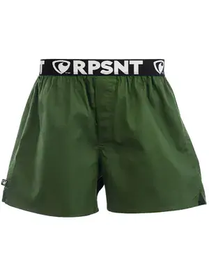 men's boxershorts with Elastic waistband EXCLUSIVE MIKE - Men's boxer shorts Repre EXCLUSIVE MIKE GREEN - R3M-BOX-0728S - S