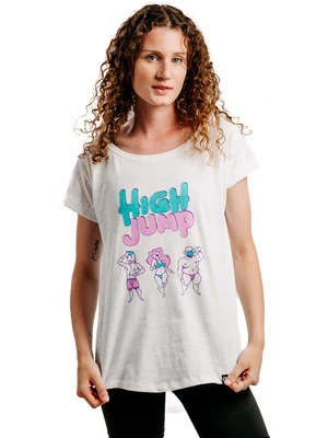 T-SHIRTS FÜR DAMEN - Kurzarm T-shirt für Frauen REPRE4SC High Jump FELLAZ - R3W-TSS-1302L - L