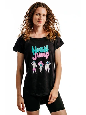 T-SHIRTS FÜR DAMEN - Kurzarm T-shirt für Frauen REPRE4SC High Jump FELLAZ - R3W-TSS-1301S - S