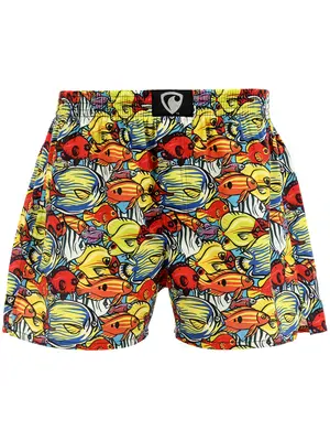 men's boxershorts with woven label EXCLUSIVE ALI - Men's boxer shorts Repre EXCLUSIVE ALI AQUARIUM TRAFFIC - R3M-BOX-0630XXL - XXL