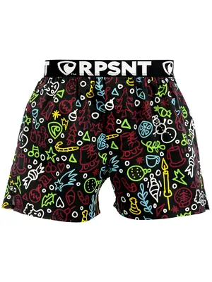 men's boxershorts with Elastic waistband EXCLUSIVE MIKE - Men's boxer shorts Repre EXCLUSIVE MIKE XMAS COLLECTION - R3M-BOX-0731L - L