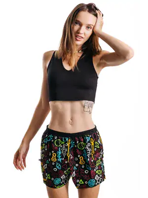 Ladies boxershorts with elastic waistband GIGI - Women's boxer shorts Repre GIGI XMAS COLLECTION - R3W-BOX-0713L - L