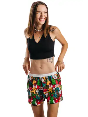 Ladies boxershorts with elastic waistband GIGI - Women's boxer shorts Repre GIGI CHRISTMAS TIME - R3W-BOX-0721L - L