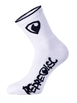 Ponožky dlouhé - Dlouhé ponožky REPRE4SC LONG WHITE - R3A-SOC-030243 - L