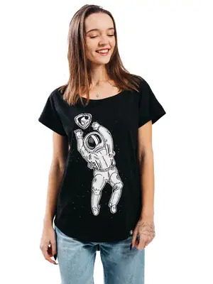 T-SHIRTS FÜR DAMEN - Kurzarm T-shirt für Frauen REPRE4SC SPACE GAMES - R3W-TSS-1401XS - XS