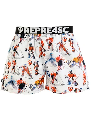 men's boxershorts with Elastic waistband EXCLUSIVE MIKE - Men's boxer shorts REPRE4SC EXCLUSIVE MIKE WE ARE THE CHAMPIONS - R4M-BOX-0710S - S
