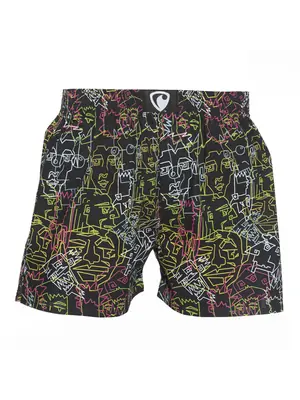 men's boxershorts with woven label EXCLUSIVE ALI - Men's boxer shorts REPRE4SC EXCLUSIVE ALI FACES - R7M-BOX-0633S - S