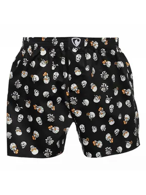 men's boxershorts with woven label EXCLUSIVE ALI - Men's boxer shorts REPRE4SC EXCLUSIVE ALI MACABRE - R7M-BOX-0690S - S