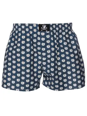 men's boxershorts with woven label EXCLUSIVE ALI - Men's boxer shorts REPRE4SC EXCLUSIVE ALI APPLES - R7M-BOX-0691S - S