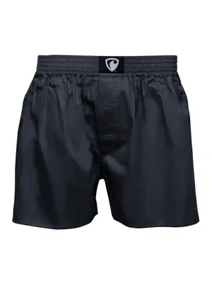men's boxershorts with woven label EXCLUSIVE ALI - Men's boxer shorts RPSNT EXCLUSIVE ALI GREY - R8M-BOX-0611S - S