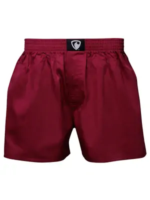 men's boxershorts with woven label EXCLUSIVE ALI - Men's boxer shorts REPRESENT EXCLUSIVE ALI BORDO - R8M-BOX-0613S - S