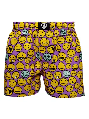 men's boxershorts with woven label EXCLUSIVE ALI - Men's boxer shorts REPRE4SC EXCLUSIVE ALI EMOJI - R8M-BOX-0619S - S