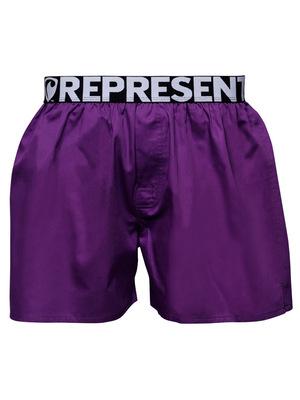 HERREN boxershorts mit elastischem Bund EXCLUSIVE MIKE - Boxershorts für Männer REPRESENT EXCLUSIVE MIKE VIOLET - R8M-BOX-0707S - S