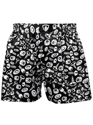 men's boxershorts with woven label EXCLUSIVE ALI - Men's boxer shorts REPRESENT EXCLUSIVE ALI BOLTS - R9M-BOX-0605S - S