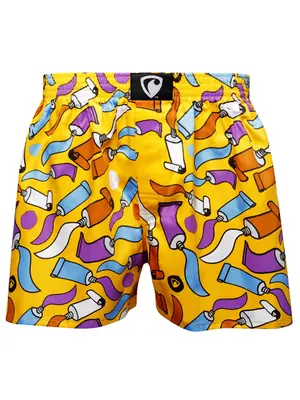 men's boxershorts with woven label EXCLUSIVE ALI - Men's boxer shorts REPRESENT EXCLUSIVE ALI PAINTING - R9M-BOX-0611S - S