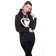 Women's sweatshirts - Women's sweatshirt hooded REPRE4SC LOGO - R7W-SWH-0901L - L