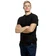 T-SHIRTS FÜR HERREN - Kurzarm T-shirt für Männer REPRE4SC SOLID BLACK - R8M-TSS-4301L - L