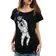 T-SHIRTS FÜR DAMEN - Kurzarm T-shirt für Frauen REPRE4SC SPACE GAMES - R3W-TSS-1401XS - XS