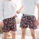 HERREN boxershorts mit eingenähtem Gummizug EXCLUSIVE ALI - Boxershorts für Männer REPRE4SC EXCLUSIVE ALI ESQUELETOS BAILANDO - R4M-BOX-0614S - S