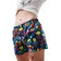 Ladies boxershorts with woven label BELLA - Women's boxer shorts REPRE4SC BELLA BURNING VALENTINE - R4W-BOX-0605L - L